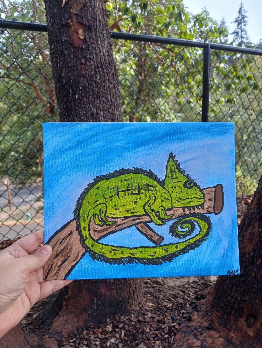 Chameleon Painting